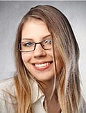Smiling Nina J With Long Blonde Hair